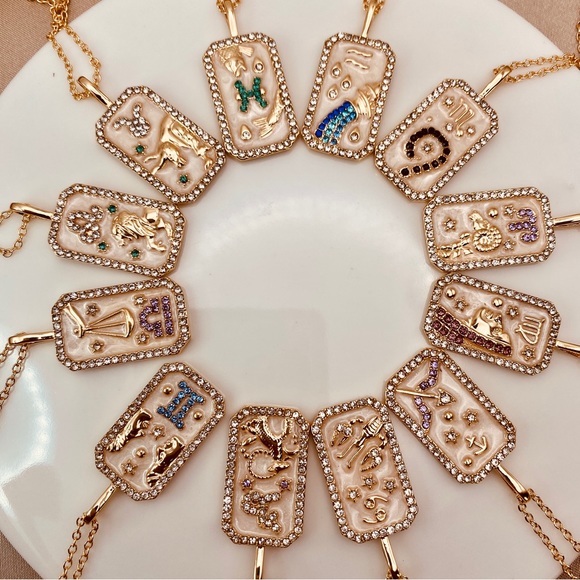 Zodiac Pendant Dainty Necklace - Picture 2 of 8